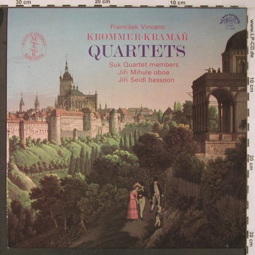 Krommer-Kramar,Frantisek Vincenc: Quartets, Supraphon(1111 2824), CZ, 1980 - LP - L9447 - 11,50 Euro