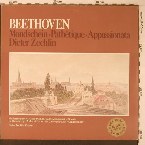Beethoven,Ludwig van: Mondschein/Pathetique,Appassionata, Eurodisc(63 740), D,  - LP - L9449 - 7,50 Euro