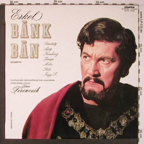 Erkel,Ferenc: Bank Ban, Hungaroton (SLPX 11535), H Typ: LP Best.-Nr.: L9451 Preis: 6,00 Euro