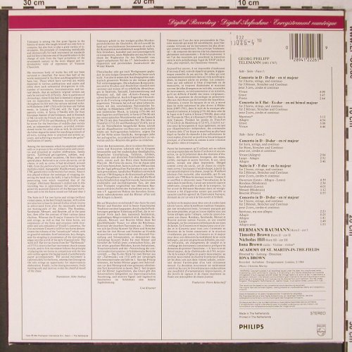 Telemann,Georg Philipp: Horn Concertos,Woc, Philips(412 226-1), NL, 1984 - LP - L9461 - 7,50 Euro