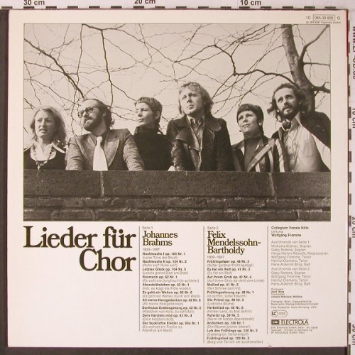 Brahms,Johannes / Mendessohn: Lieder Für Chor, Foc, EMI(065-30 828), D,  - LPQ. - L9466 - 7,50 Euro