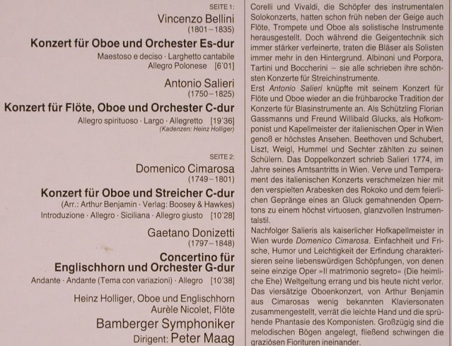 Holliger,Heinz: Virtuose Oboenkonzerte, D.Gr. Resonance(2535 417), D,  - LP - L9468 - 7,50 Euro