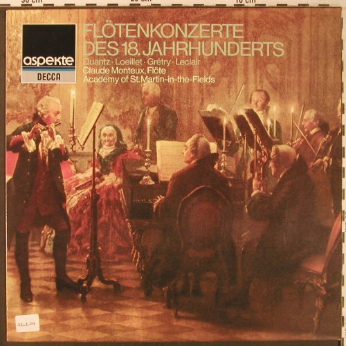 V.A.Flötenkonzerte des 18 Jahrh.: Quantz, Loeillet,Grétry, Leclair., Decca Aspekte (6.41511 AH), D Typ: LP Best.-Nr.: L9469 Preis: 6,00 Euro