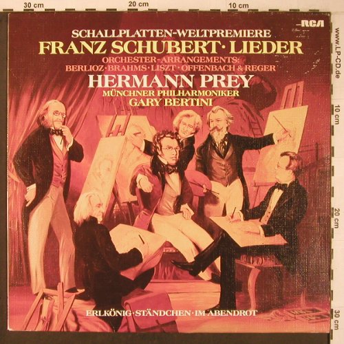 Schubert,Franz: Lieder, in Orchesterbegleitung, RCA (RL 30453), D, 1977 Typ: LP Best.-Nr.: L9470 Preis: 7,50 Euro