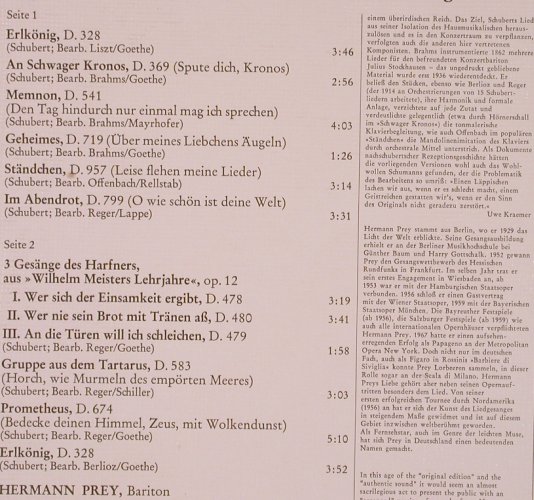 Schubert,Franz: Lieder, in Orchesterbegleitung, RCA(RL 30453), D, 1977 - LP - L9470 - 8,00 Euro