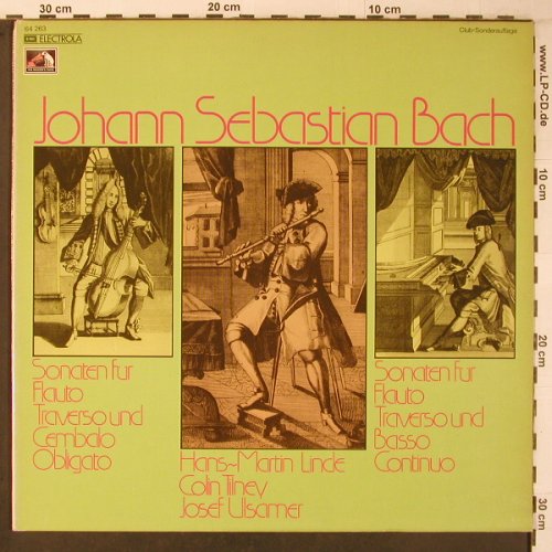 Bach,Johann Sebastian: Sonaten für Flauto u.Cembalo Obliga, EMI(64 263), D,Club.Ed., 1975 - LP - L9475 - 6,00 Euro