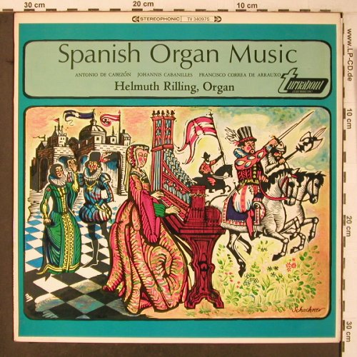 V.A.Spanish Organ Music: A.de Cabezon,Cabanilles,de Arrauxo, Turnabout Vox(TV 34097), UK,  - LP - L9481 - 7,50 Euro