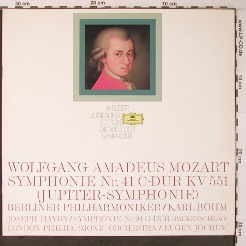 Mozart,Wolfgang Amadeus: Symphonie Nr.41,KV551/Sym Nr.94, D.Gr. (2545 008), D, Foc Typ: LP Best.-Nr.: L9490 Preis: 6,00 Euro