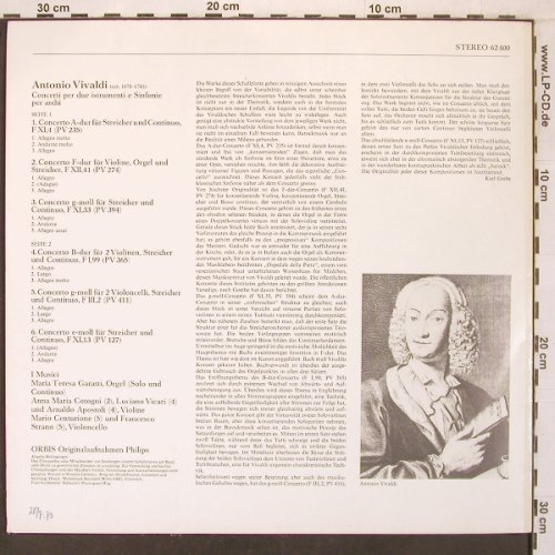 Vivaldi,Antonio: Concerti per due instrumenti e Sinf, Orbis(62 400), D,  - LP - L9500 - 7,50 Euro