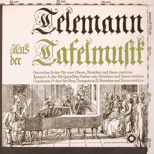 Telemann,Georg Philipp: Aus der Tafelmusik, vg+/m-, Telefunken(J 478 / SBT627), D,  - LP - L9505 - 6,00 Euro