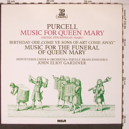 Purcell,Henry: Music for Queen Mary, Erato(ZL 30512), D, 1977 - LP - L9524 - 6,00 Euro