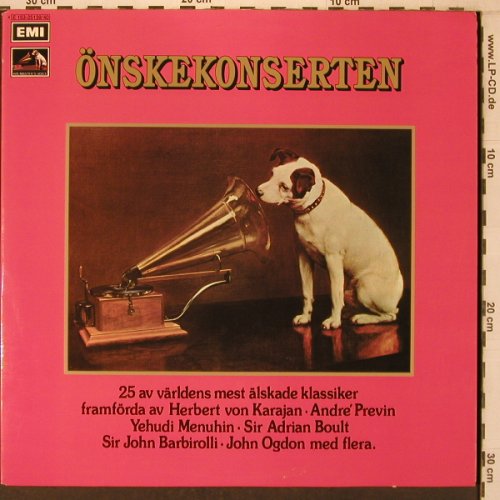 V.A.Önskekonserter: 25 av världens mest lskade klassik, EMI(E 153-25139/40), S, 1975 - 2LP - L9536 - 9,00 Euro