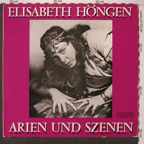Höngen,Elisabeth: Arien und Szenen, Preiser Records (1111 165), A Typ: LP Best.-Nr.: L9539 Preis: 9,00 Euro