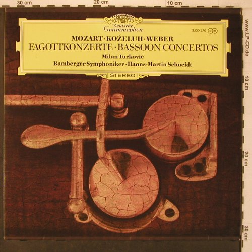 Mozart,Wolfgang Amadeu/Koželuh/Web: Fagottkonzerte,Bassoon, Concertos, D.Gr.Musterplatte(2530 270), D,  - LP - L9541 - 9,00 Euro