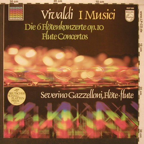 Vivaldi,Antonio: Die 6 Flötenkonzerte op.10, Philips Sequenza (6527 080), NL, 1980 Typ: LP Best.-Nr.: L9543 Preis: 7,50 Euro