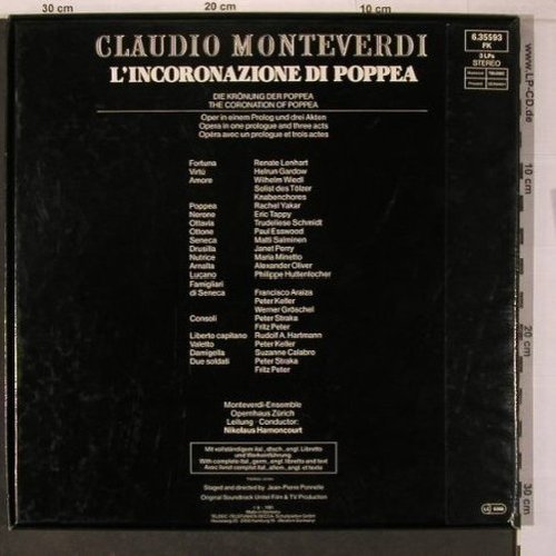 Monteverdi,Claudio: L'Incoronazione Di Poppea,Box, Telefunken(6.35593 FK), D, 1981 - 3LP - L9546 - 16,50 Euro
