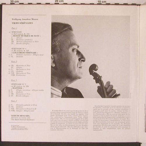Mozart,Wolfgang Amadeus: Trois Serenades, Foc, EMI (2C 181-50377/8), F, 1974 Typ: 2LP Best.-Nr.: L9556 Preis: 15,00 Euro