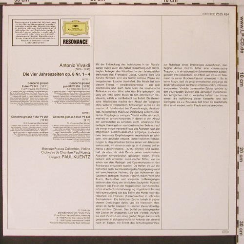 Vivaldi,Antonio: Die Vier Jahreszeiten,Ri, m-/vg+, Deutsche Grammophon (2535 424), D, 1969 Typ: LP Best.-Nr.: L9566 Preis: 5,00 Euro