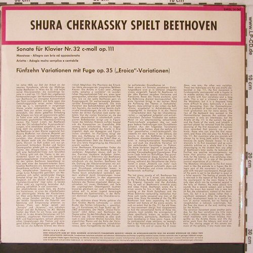 Beethoven,Ludwig van: Sonate für Klavier Nr.32,15Variatio, Gloria(SMGL 14 061), D,vg+/m-,  - LP - L9571 - 7,50 Euro