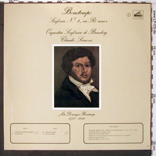 Bomtempo,Joo: Sinfonia No. 2, em Re' maior, A Voz Do Dono(11 C 051 40619), P, 1983 - LP - L9596 - 30,00 Euro