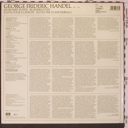Händel,Georg Friedrich: Klaviersuiten Nos,2,3,9,14,16, EMI(29 0848 1), D, 1982 - LP - L9600 - 6,00 Euro