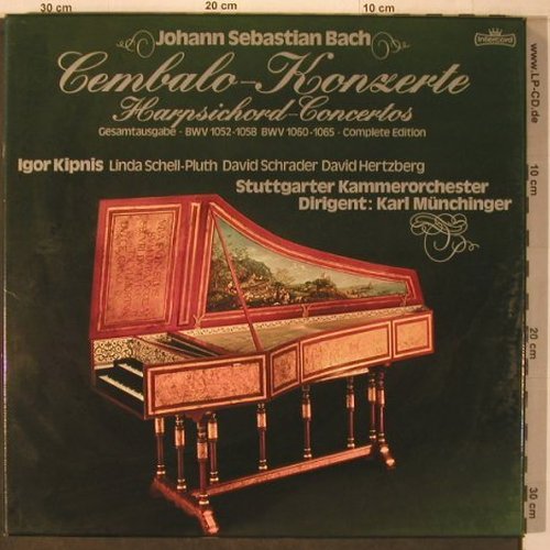 Bach,Johann Sebastian: Cembalo-Konzerte,Box, Intercord (INT 185.925), D Typ: 5LP Best.-Nr.: L9616 Preis: 20,00 Euro