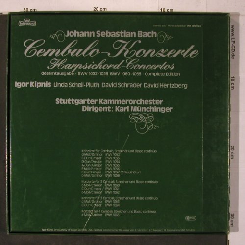 Bach,Johann Sebastian: Cembalo-Konzerte,Box, Intercord(INT 185.925), D,  - 5LP - L9616 - 20,00 Euro