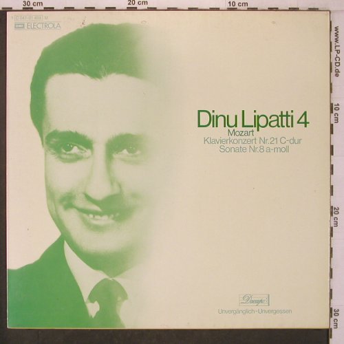Lipatti,Dinu: 4 Mozart, Karajan, rec. 1950, EMI(C 047-01 469), D, woc,  - LP - L9622 - 5,00 Euro