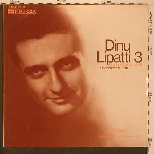 Lipatti,Dinu: 3 J.S.Bach / D.Scarlatti, Dacapo(C 047-01 406), D,  - LP - L9623 - 6,00 Euro