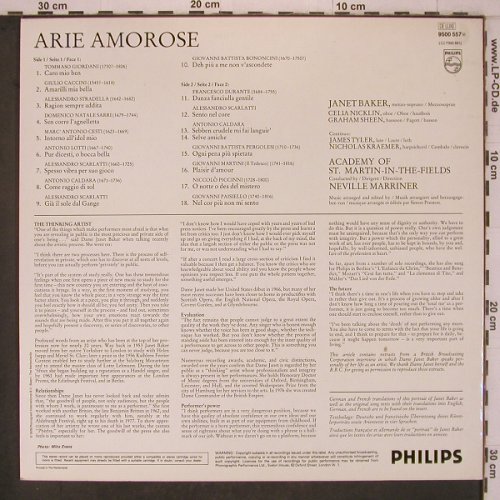 Baker,Janet: Arie Amorose, Philips(9500 557), NL, 1978 - LP - L9637 - 7,50 Euro