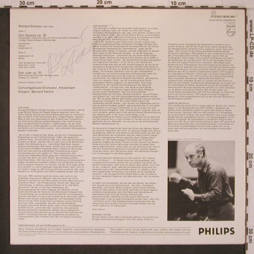 Strauss,Richard: Don Quixote/Don Juan, Philips(9500 440), NL,Ri,  - LP - L9638 - 9,00 Euro