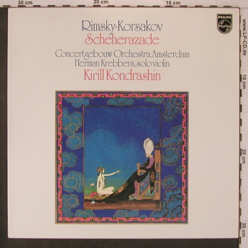 Rimsky-Korsakov,Nicolai: Scheherazade, Sample stol, Philips(9500 681), NL, 1980 - LP - L9645 - 12,50 Euro