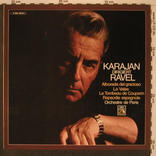 Karajan,Herbert von: dirigiert Ravel, Orchestre de Paris, EMI(C 065-02 214), D, 1972 - LP - L9652 - 7,50 Euro