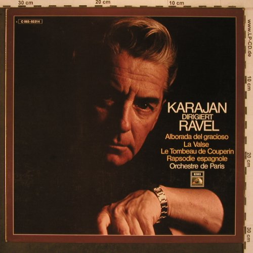 Karajan,Herbert von: dirigiert Ravel, Orchestre de Paris, EMI (C 065-02 214), D, 1972 Typ: LP Best.-Nr.: L9652 Preis: 7,50 Euro