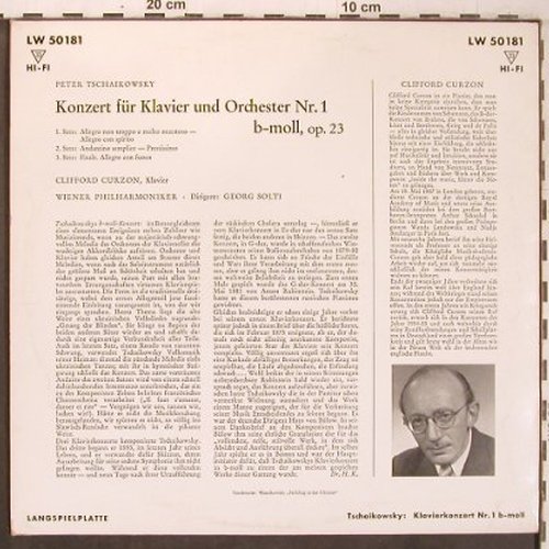 Tschaikowsky,Peter: Klavierkonzert Nr.1 b-moll op.23, Decca(LW 50 181), D, vg+/m-,  - LP - L9668 - 6,00 Euro
