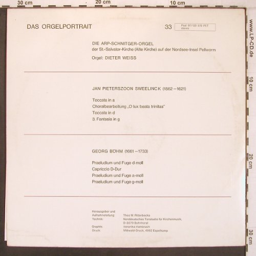 V.A.Das Orgelportrait: Die Arp-Schnitger Orgel - Pellworm, Psallite (Psal 97/120 570), D,vg+/vg+ Typ: LP Best.-Nr.: L9671 Preis: 5,00 Euro