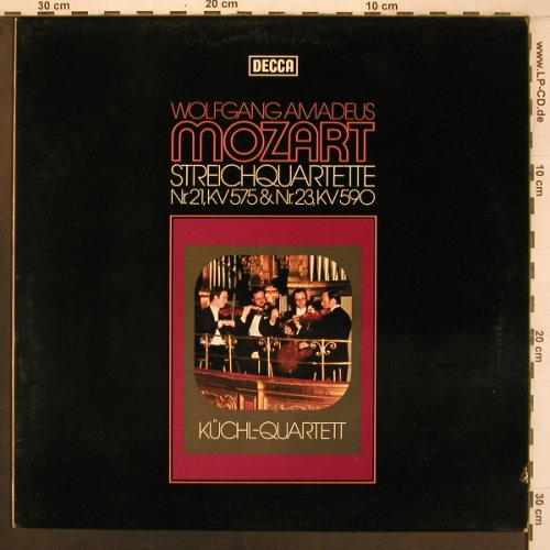 Mozart,Wolfgang Amadeus: Streichquartette KV 575, KV 590, Decca (6.42154 AP), D, m-/vg+, 1976 Typ: LP Best.-Nr.: L9674 Preis: 7,50 Euro