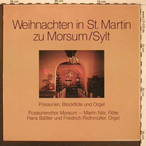 V.A.Weihnachten in St.Martin: zu Morsum / Sylt, Musica viva Hamburg(MV 1034), D, m-/vg+,  - LP - L9675 - 9,00 Euro