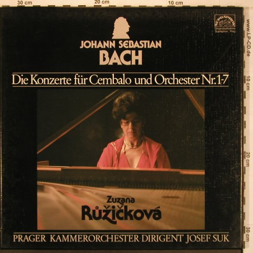 Bach,Johann Sebastian: Die Konzerte für Cembalo u.Orch.1-7, Supraphon(301 573-440), D, co, 1981 - 3LP - L9678 - 14,00 Euro