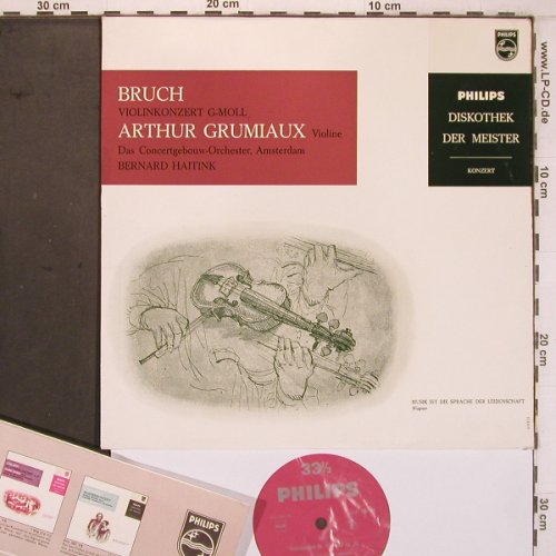 Bruch,Max / Mendelssohn: Violinkonzert Nr.1 / Violinkonzert, Philips(610 124 VR), NL, Mono,  - 10inch - L9679 - 9,00 Euro