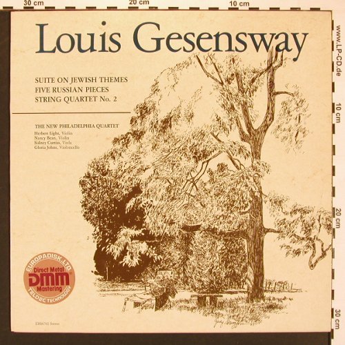 Gesensway,Louis: Suite on Jewish Themes, vg+/m-, E.Horowitz(EH06761), US, 1986 - LP - L9689 - 20,00 Euro