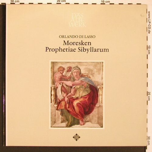 Di Lasso,Orlando: Moresken, Prophetiae, Sibyllarum, Telefunken (6.41889 AW), D, Foc, 1975 Typ: LP Best.-Nr.: L9690 Preis: 9,00 Euro
