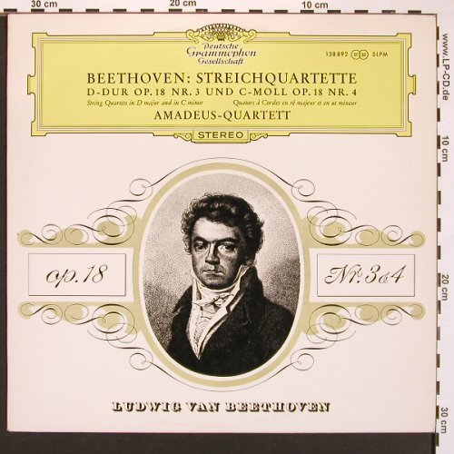 Beethoven,Ludwig Van: Streichquartette Nr1-4, Mono/Stereo, D.Gr.(LPM 182891/1388), D, 1964 - LPx2 - L9691 - 19,00 Euro