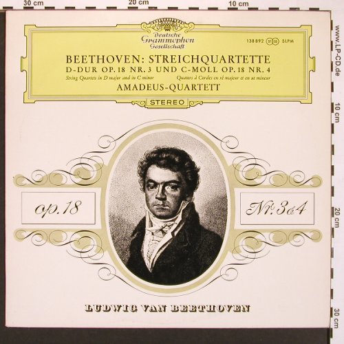 Beethoven,Ludwig Van: Streichquartette Nr1-4, Mono/Stereo, D.Gr.(LPM 182891/1388), D, 1964 - LPx2 - L9691 - 20,00 Euro