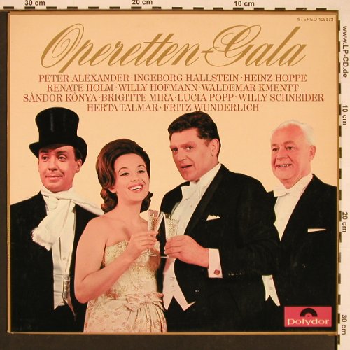 V.A.Operetten-Gala: P.Alexander,I.Hallstein, L.Popp..., Polydor(109 573), D, 1969 - LP - L9698 - 9,00 Euro