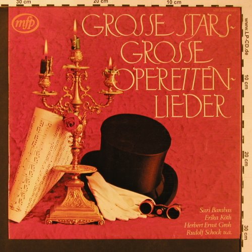 V.A.Grosse Stars-Grosse: Operettenlieder, 12 Tr., MFP (5430), NL Typ: LP Best.-Nr.: L9704 Preis: 5,00 Euro