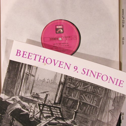 Beethoven,Ludwig van: Sinfonie Nr.9 D-moll,Box,3-sided, EMI(C 153-00 949/50), D,  - 2LP - L9708 - 9,00 Euro