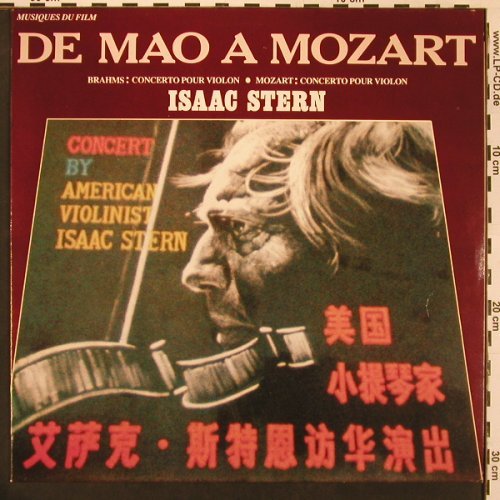 Stern,Isaac: De Mao a Mozart, Brahms, Mozart, CBS, Soundtr. (60030), NL, 1982 Typ: LP Best.-Nr.: L9709 Preis: 5,50 Euro