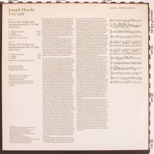Haydn,Joseph: Violoncellokonzerte, c-dur Hob VIIa, Eterna, vg+/vg+ (825 560), DDR, 1974 Typ: LP Best.-Nr.: L9718 Preis: 6,00 Euro