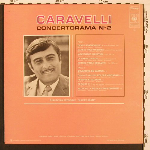 Caravelli: Concertorama No.2, vg+/vg+, CBS(S 65190), NL, 1973 - LP - L9720 - 5,00 Euro